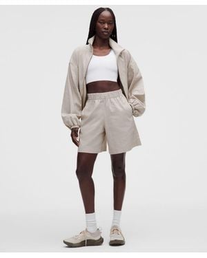 lululemon Lululinen High-Rise Relaxed-Fit Short 7" - Natural