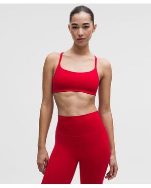 lululemon Wunder Train Strappy Racer Bra - Red
