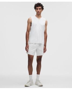 lululemon Lightweight Mesh-Pannelled Tennis Short 7" - White