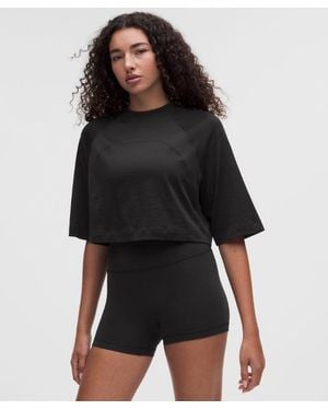 lululemon – Training Relaxed-Fit T-Shirt – Cotton-Blend – – Size Large - Black