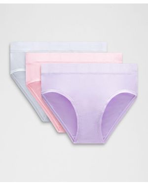lululemon – Underease High-Rise Bikini Underwear 3 Pack – – Size Small - Purple