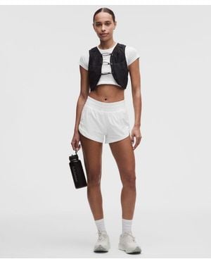 lululemon Track That High-rise Lined Shorts - 3" - Colour White - Size 10
