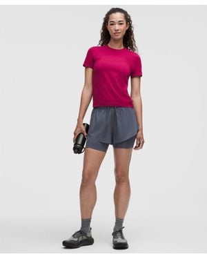lululemon – Swift Speed 2-In-1 Shorts – 2.5" – Size Large - Pink