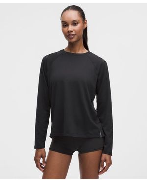 lululemon License To Train Classic-Fit Long-Sleeve Shirt - Black