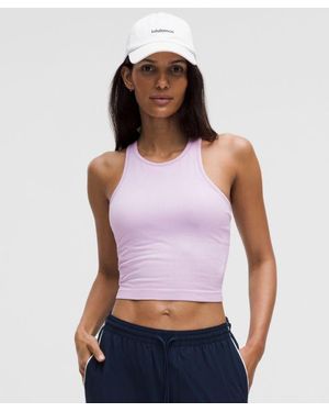 lululemon Ebb To Street Cropped Racerback Tank Top - Purple