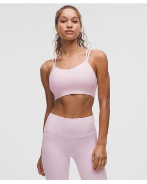 lululemon Like A Cloud Ribbed Longline Bra - Red