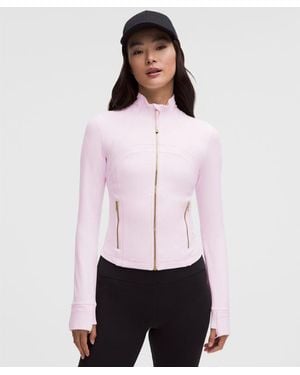lululemon – Define Cropped Jacket Nulu – – Size 14 - Pink