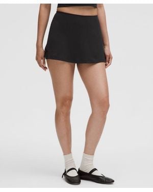 lululemon Nulu Bow-Detail Mini Skirt - Black