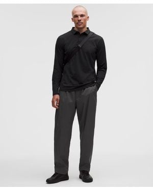 lululemon – Zero Tucks Relaxed-Fit Trousers Regular – – Size Large - Black