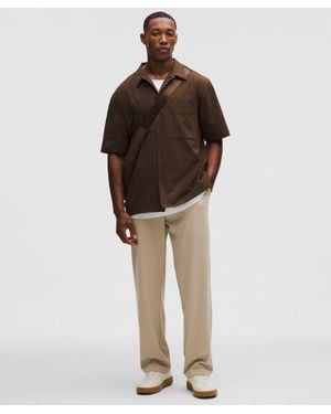 lululemon – Daydrift Classic-Fit Trousers Regular No Belt Loops – Colour Khaki – Size Large - Brown