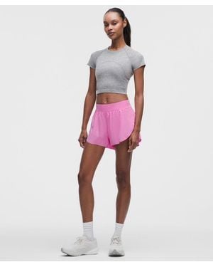 lululemon – Fast And Free High-Rise Classic-Fit Split Shorts – 3" – – Size Large - Red