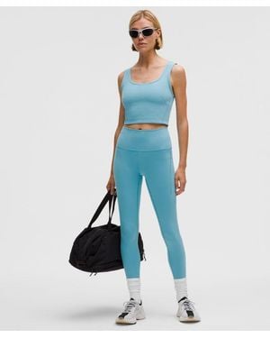 lululemon – Wunder Train High-Rise Tight Leggings With Pockets – 25" – – Size 4 - Blue