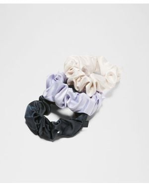 lululemon – Uplifting Hair Scrunchies Satin 3 Pack – - White