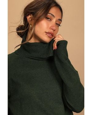 Lulus Amazing Memories Turtleneck Jumper - Black