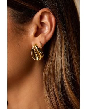 Lulus Lidia Teardrop Statement Earrings - Natural
