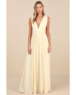 chinese dress ladies Heaven's Love Deep V-Neck Tulle Maxi Dress White– Selfie Leslie main image 0