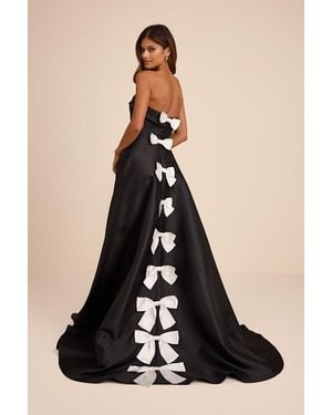 Lulus | Devil Wears Prada Eris Taffeta Strapless Bow Gown - Red