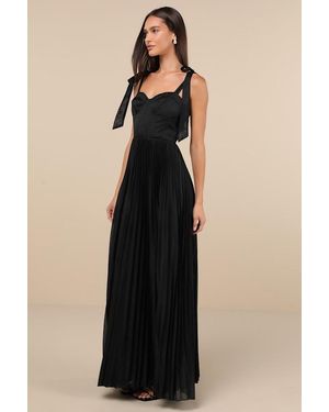 glamorous sweetie black burnout tie strap bustier midi dress Lulus Glamorous Sweetie Black Burnout Tie-Strap Bustier Midi Dress S Wedding