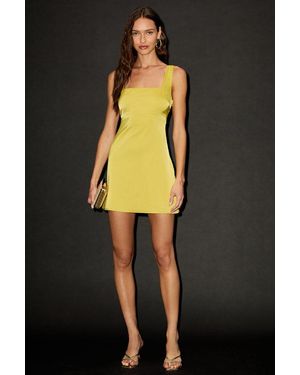 got the love emerald green satin square neck mini dress Yvonne Hi Lo Midi Dress main image 0