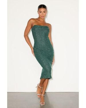 Designer Green Cowl Neck Slip Dresses for Women - Up to 75% off | Lyst
