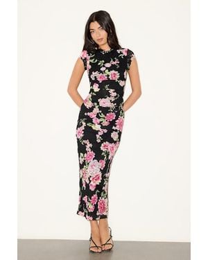 AFRM LOS ANGELES Lacey Floral Lace Two-Piece Midi Dress - Black