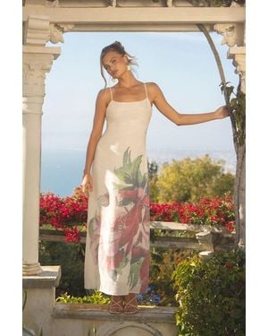 Lulus Rayan Floral Scoop Back Maxi Dress - Pink