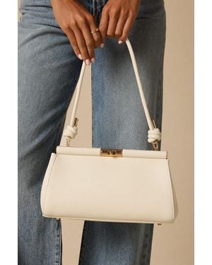 Lulus Bryn Cream Shoulder Bag - Natural