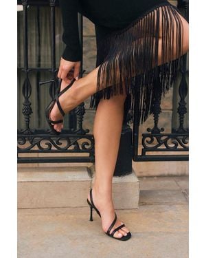 Lulus Leigh Strappy High Heel Sandals - Natural