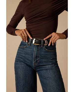 Lulus Rou Statement Belt - Black