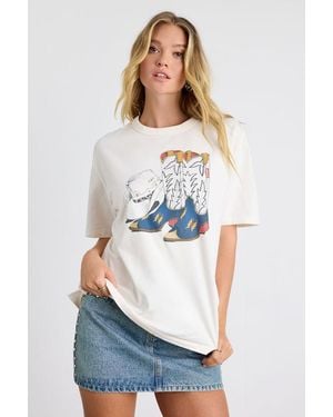 Levi's Graphic Tabor Short Sleeve Tee - White