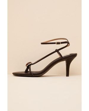 Dolce Vita Cella Strappy High Heel Sandals - Natural