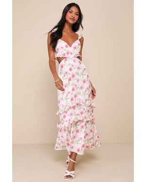 Lulus Flutter Sleeve Dresses for Women | Lyst