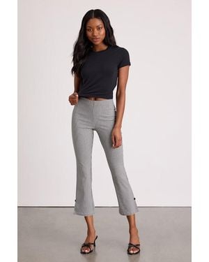 Lulus Nomi And Gingham Cropped Flare Pants - Multicolor