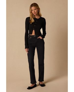 Levi's Ribcage Slim High-Rise Jeans - Natural