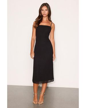 Lulus Sweetest Invite Sleeveless Midi Dress - Black