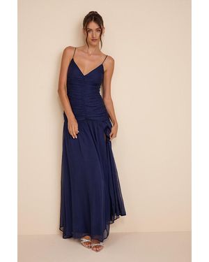 green emerald velvet dress Leora Maxi Dress