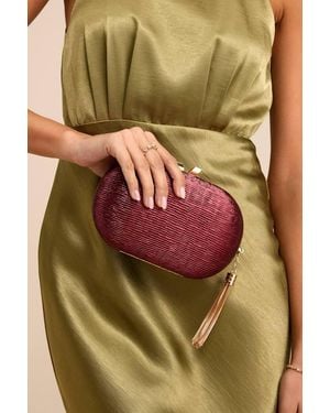 Lulus Sansone Textured Clutch
