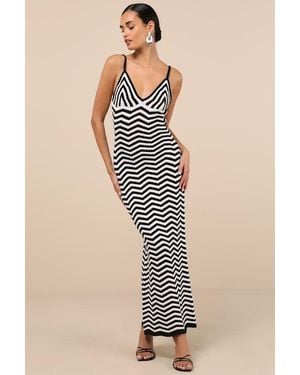 4th & Reckless Yvette And Crochet Knit Maxi Dress - Natural