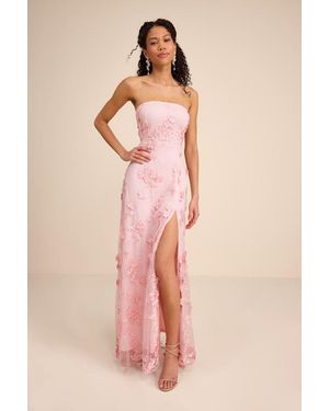 sachin and babi light blue dress Lulus + Thriving Poise Black 3D Floral Embroidered Tie-Strap Maxi Dress main image 0