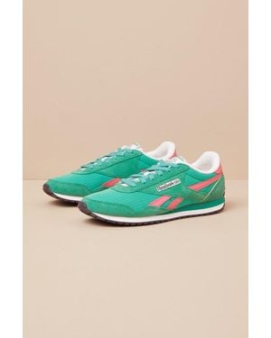 Reebok Classic Az Upgrade And Passion Suede Leather Trainers - Green