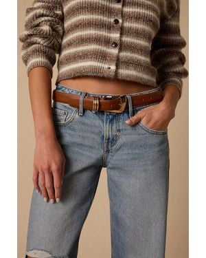 Lulus Rou And Statement Belt - Blue