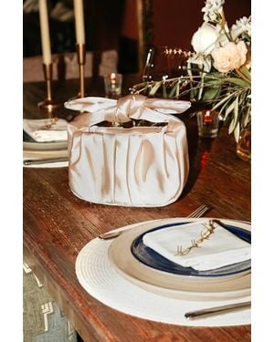 Lulus Essential Style Satin Knot Handle Clutch Bag - Brown