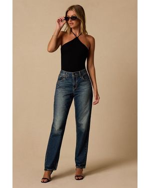 Levi's Loose Taper Dark Wash Mid-Rise Jeans - Blue