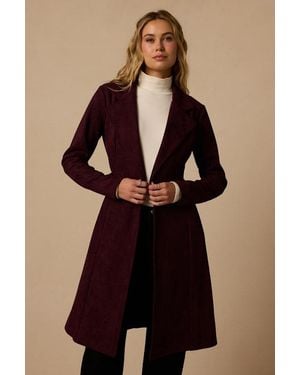 Lulus Chic Calling Suede Trench Coat - Black