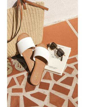 Lulus Addison Slide Sandals - Brown