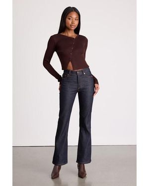 Rolla's Midtown Boot Dark Wash High-Rise Jeans - Blue