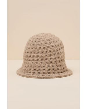 Lulus Jev Knit Bucket Hat - Natural