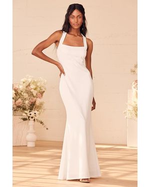 Lulus Pure Romance Mermaid Maxi Dress - Natural