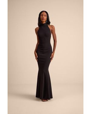 Lulus Sihana Halter Mermaid Maxi Dress - Natural