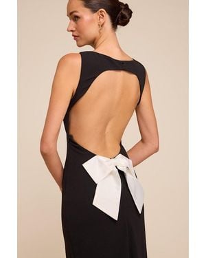 Lulus Encore Backless Maxi Dress - Black